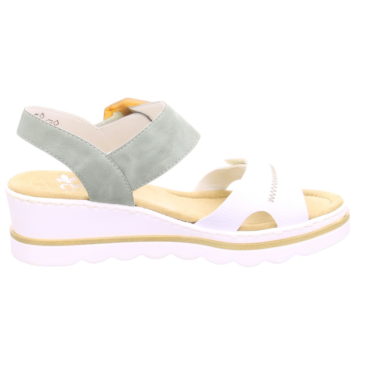 RIEKER Keilsandalen weiss Sandale weiß