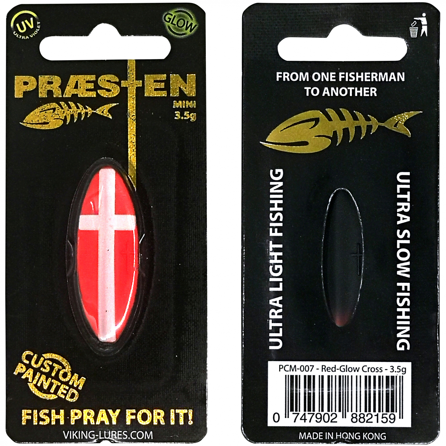 OGP Inlineköder Præsten Mini (Red White Glow Cross)