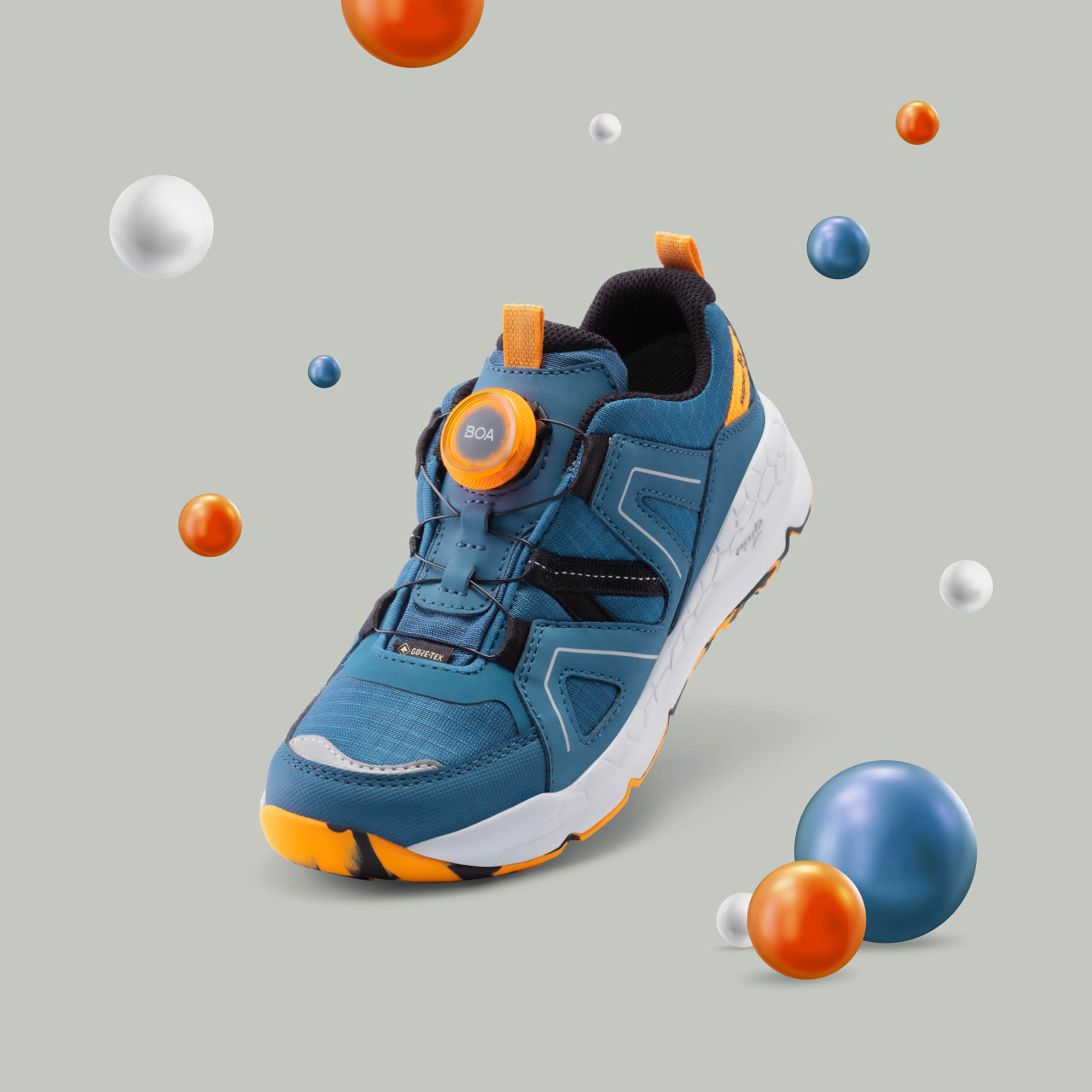 FREE RIDE - Blau/OrangeSneaker low mit BOA® Drehverschluss