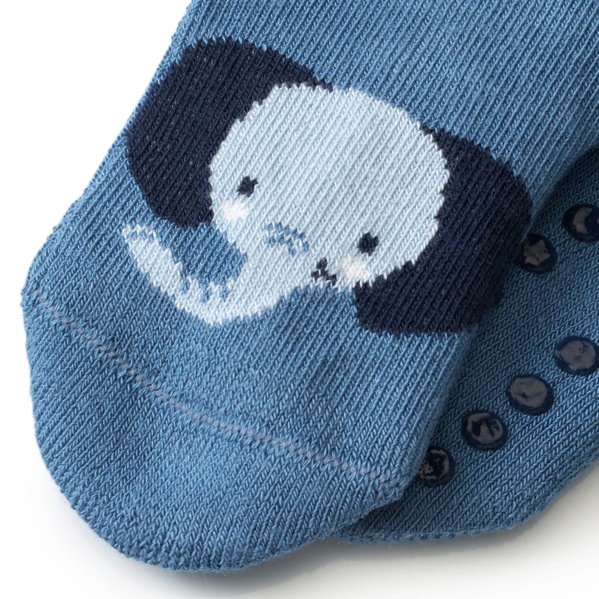 ABS Socken mit Elefanten-Motiv, blau, Gr. 23/26, 1 St