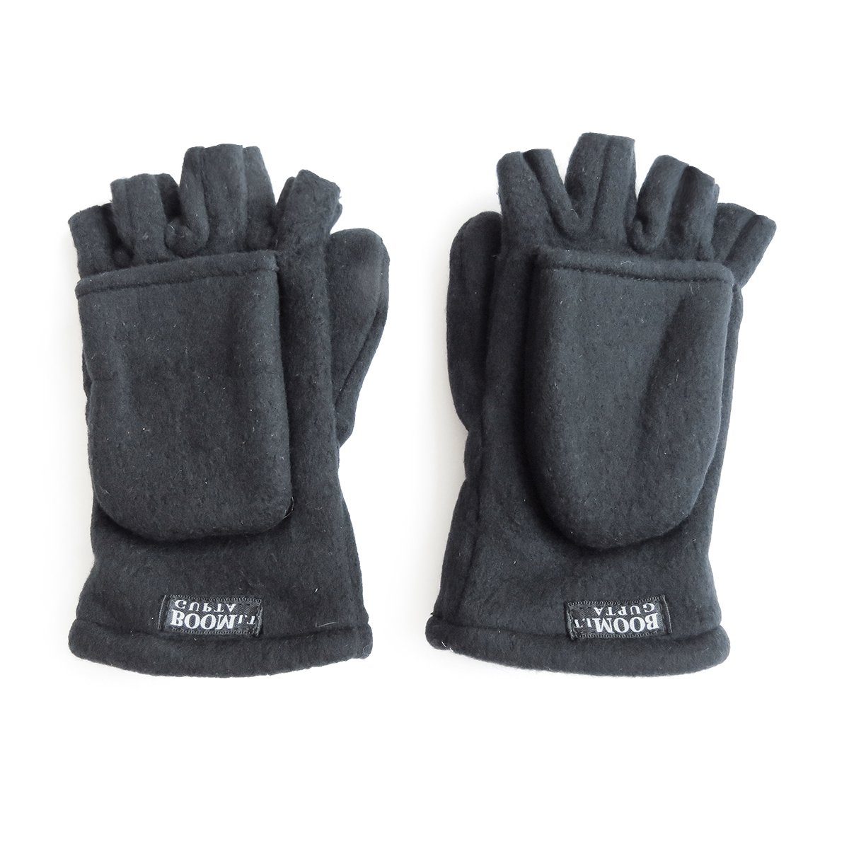 Sonia Originelli Strickhandschuhe Fleecehandschuhe Finger Halbfinger Faustumschlag Winter Fäustelumschlag, Halbfinger