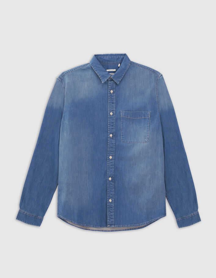 Chemise en jean REGULAR indigo Homme