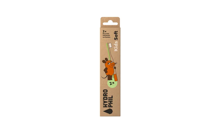 HYDROPHIL KIDS Bambuszahnbürste Die Maus
