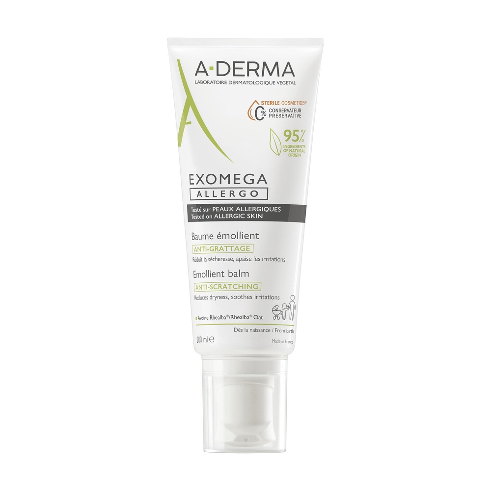 A-Derma A-DERMA — EXOMEGA ALLERGO - BAUME ÉMOLLI ENT COSMETIQUE STERILE 200 ml Baume émollient