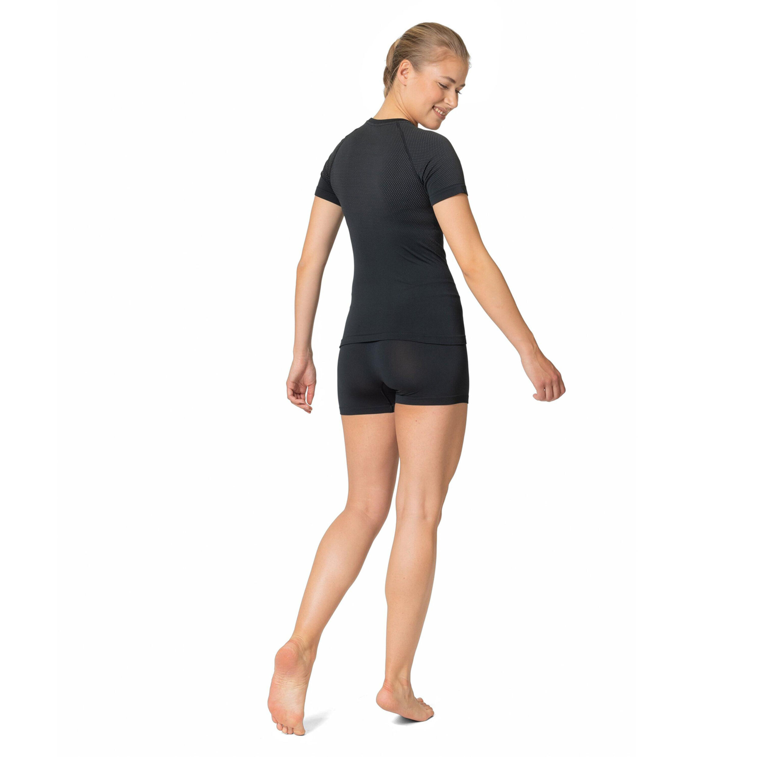 BL Top Crew Neck Performance Light Eco Laufshirt Damen - Schwarz