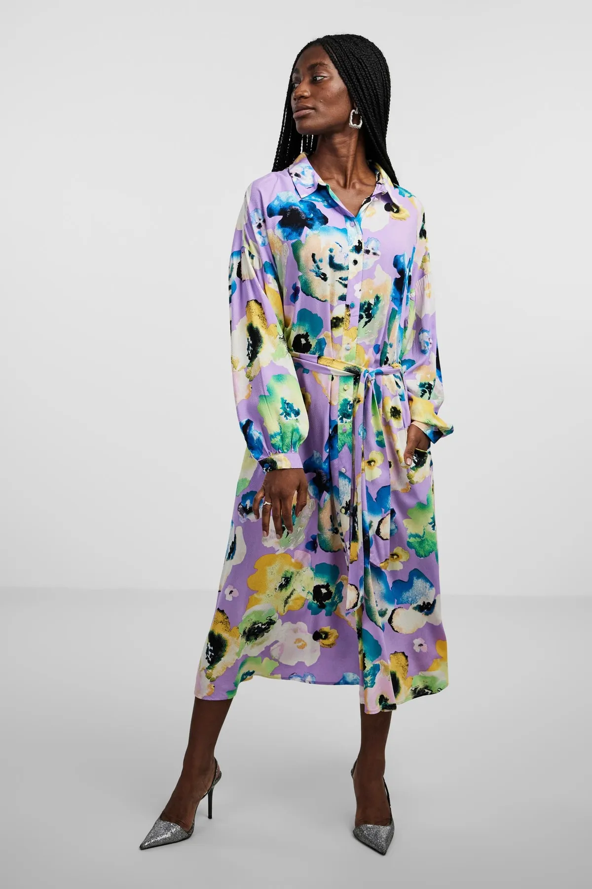 Y.A.S.  26030492 Transparentes Flieder für Damen/Mädchen