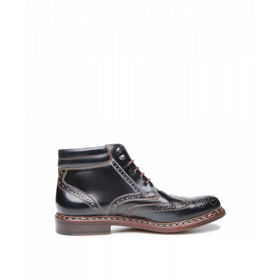 Heinrich Dinkelacker - Stiefeletten BUDA FULL-BROGUE C Cordovan - schwarz