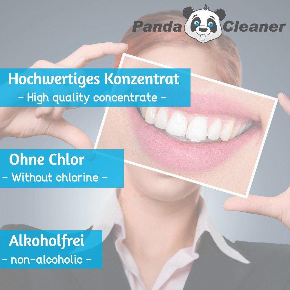PandaCleaner Dental Konzentrat Ultraschallreiniger - Für Gebisse & Prothesen Reinigungskonzentrat (1-St. 1l)