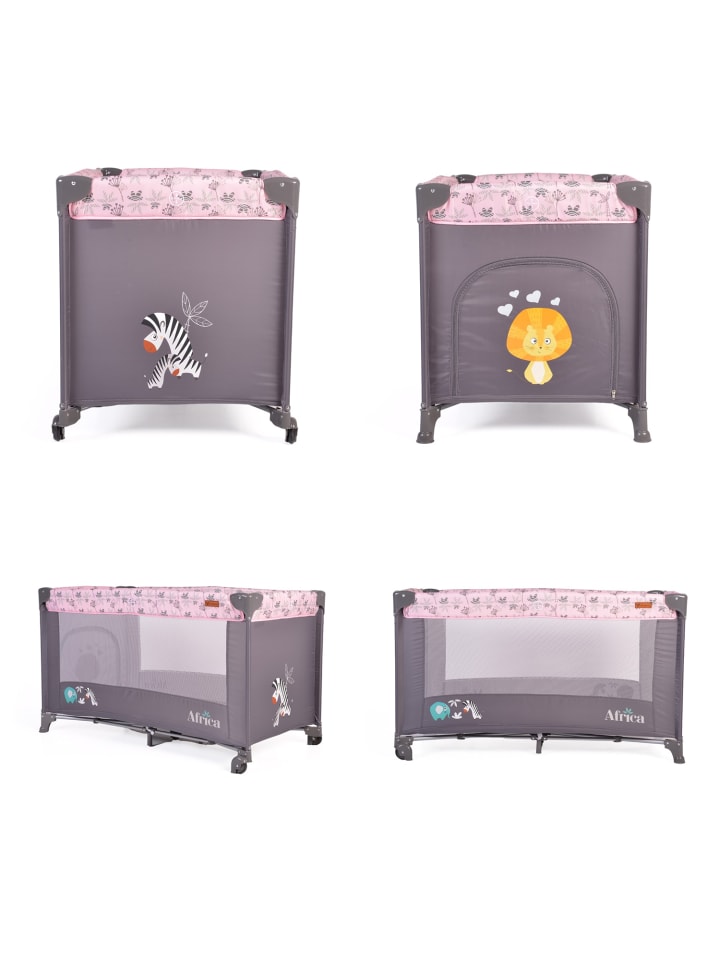 Cangaroo Reisebett Africa in rosa günstig kaufen 60x120 cm