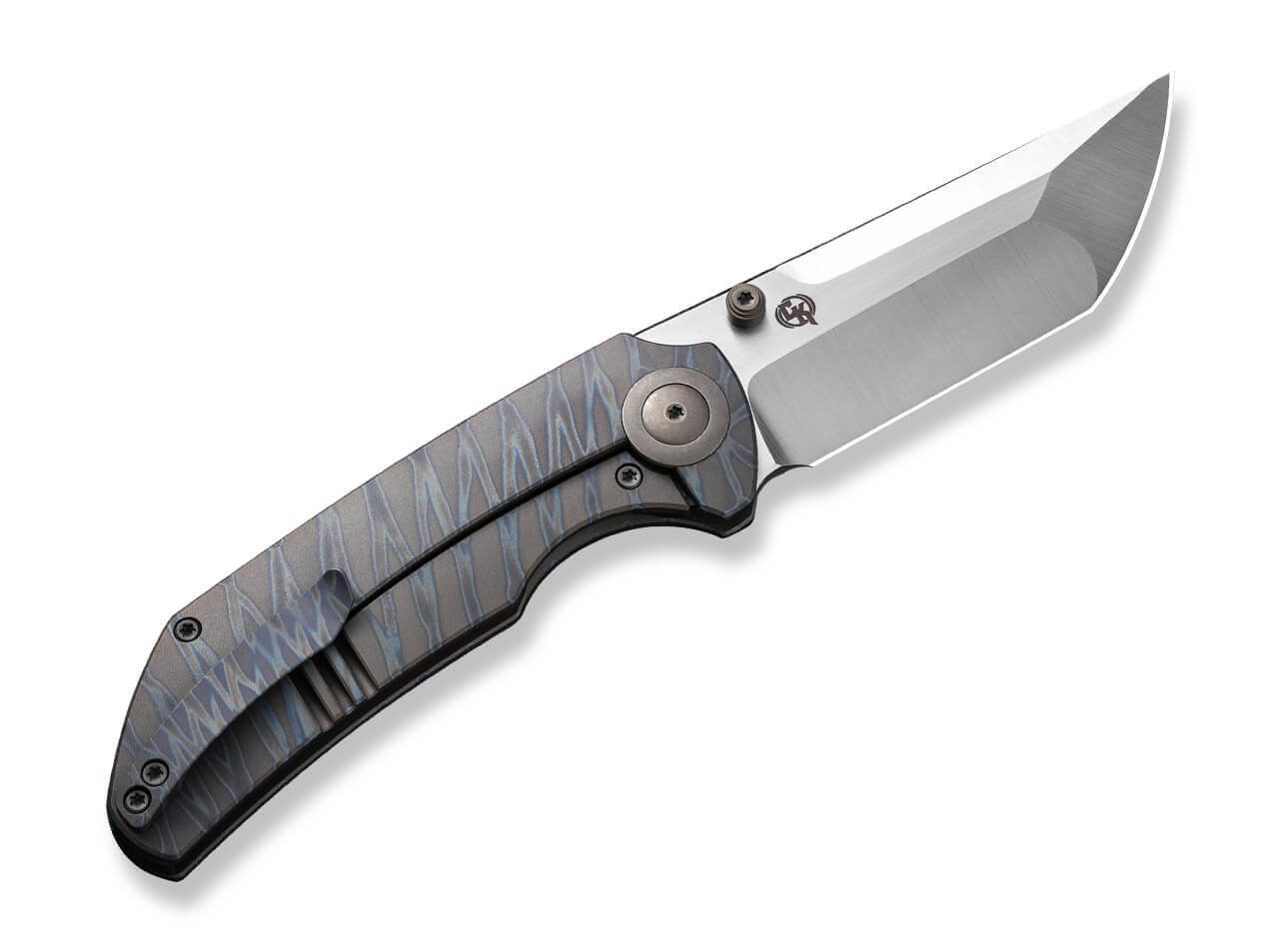 Thug XL Tiger Stripe Pattern Flamed Titanium