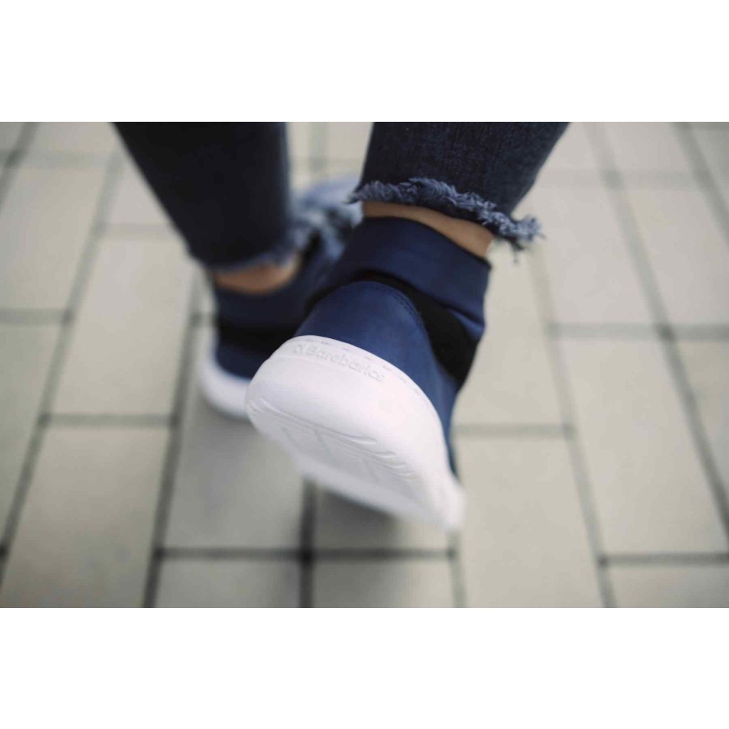 Be Lenka Barebarics Lynx Dark Blue & White Barfußstiefeletten