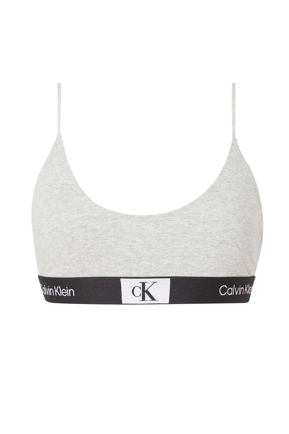 Calvin Klein  Sport-BH - Grau - Unifarben
