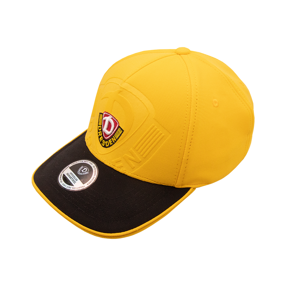 Basecap PRÄGUNG Snapback gelb