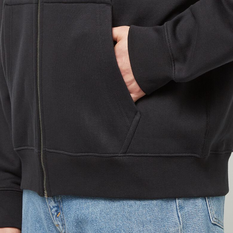 NIKE Solo Swoosh HW Full-Zip Hoodie black/white