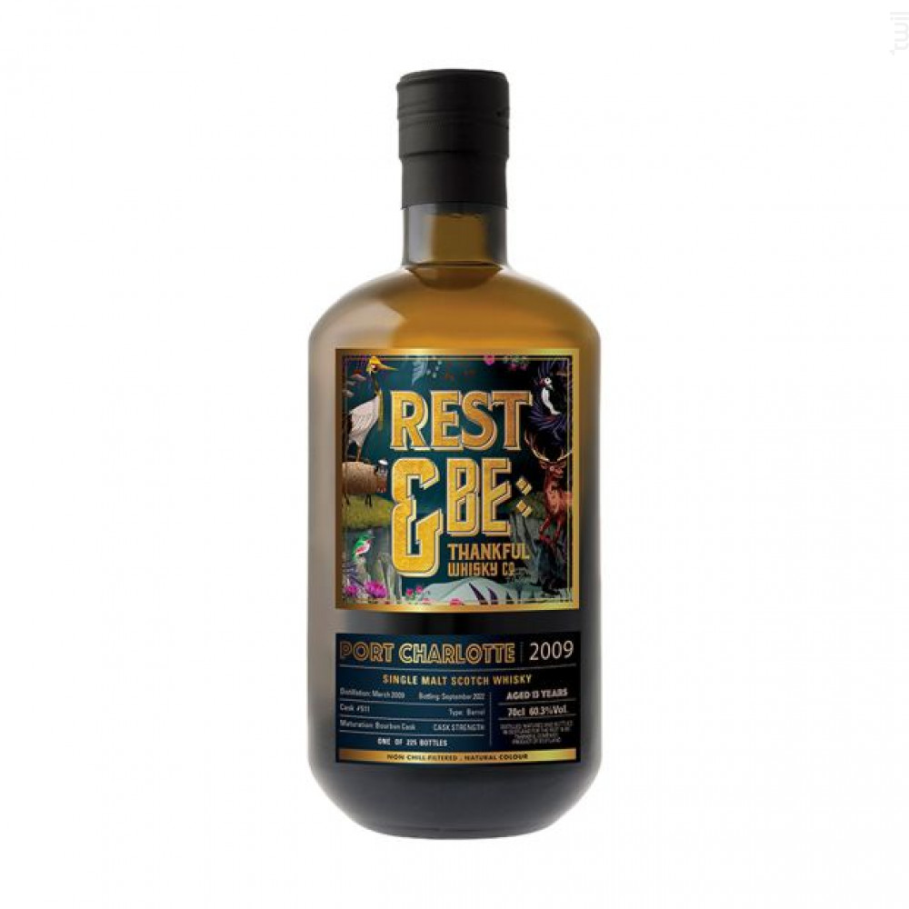 13 Ans Port Charlotte Bourbon Cask Rest & Be Thankful