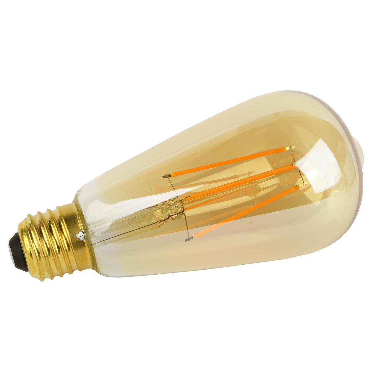 Fontastic Smart Home WiFi LED Filament Lampe E27, Flamme