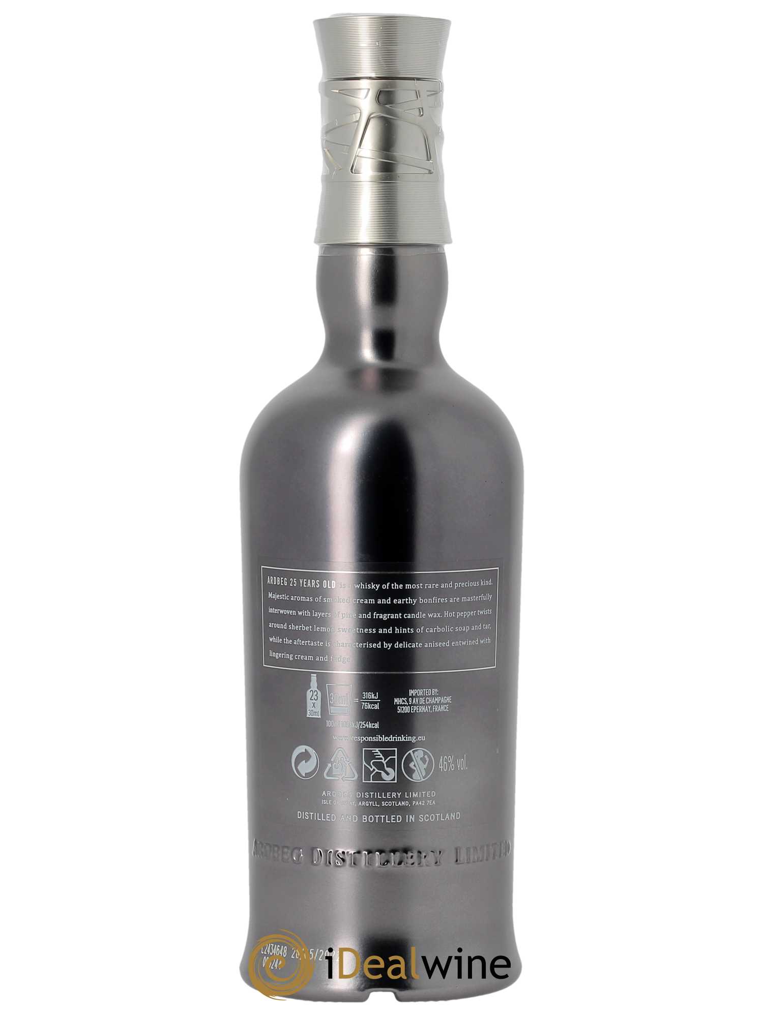 Ardbeg 25 years édition limitée   - Lot de 1 Bouteille