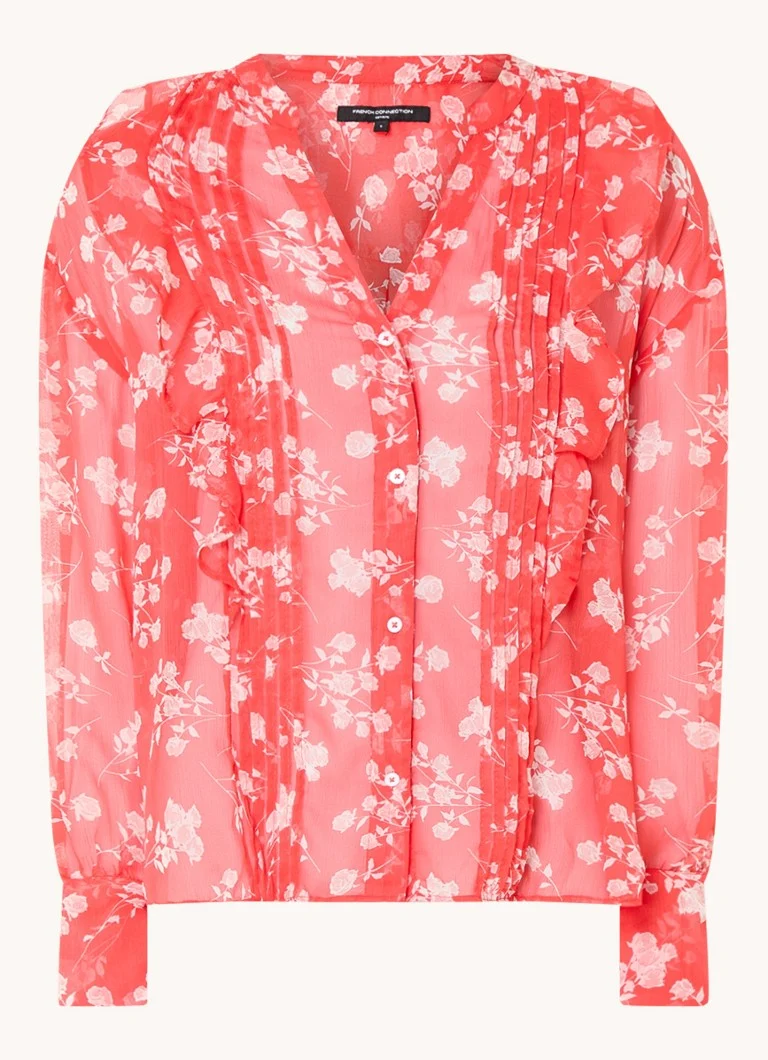 French Connection  Alessandra semi-transparante blouse met bloemenprint