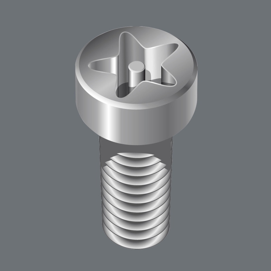 Wera 05134732001 867/4 IPR TORX PLUS® Bits med boring, 30 IPR x 50 mm 5134732001
