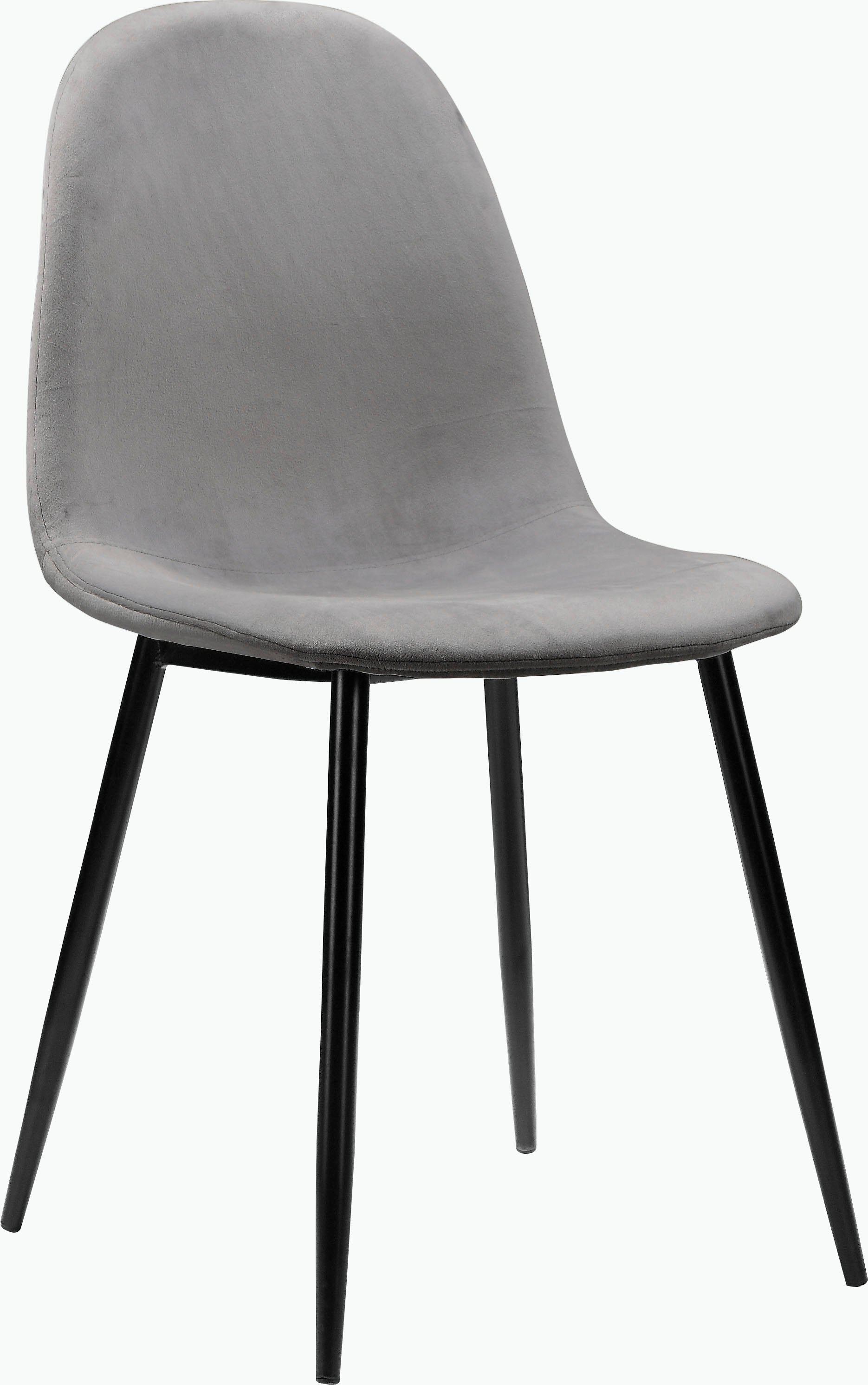 Leonique Essgruppe Eadwine, (Set, 5-tlg), bestehend aus Eadwine Esstisch 120 cm und 4 Eadwine Esszimmerstühlen