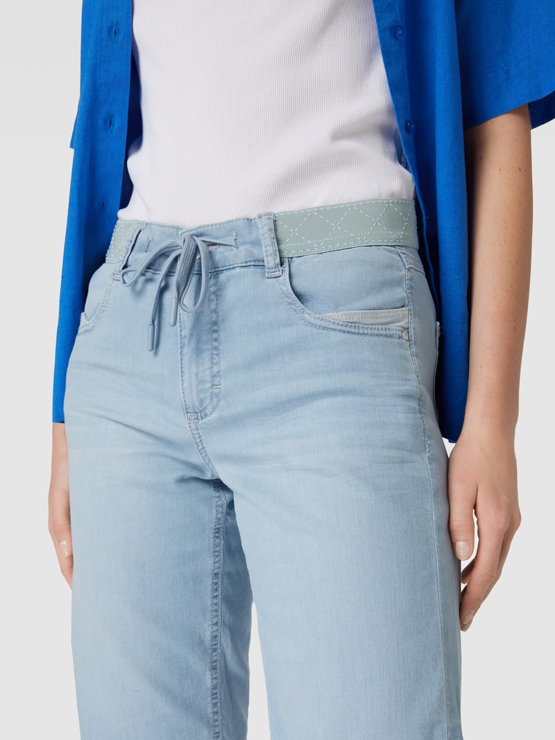 Bermudas in Denim-Optik in hellblau
