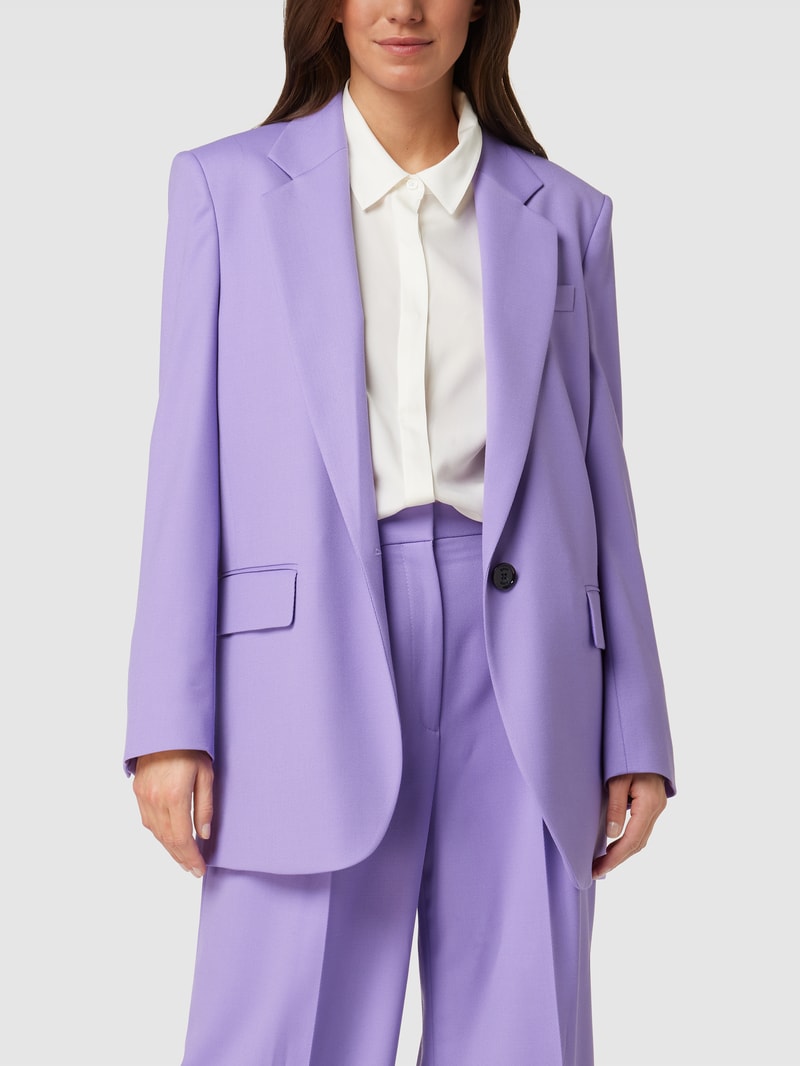 Blazer mit Strukturmuster Modell 'Jaleno' in flieder
