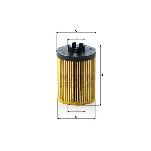 HU712/8X OELFILTER MANN - ATU