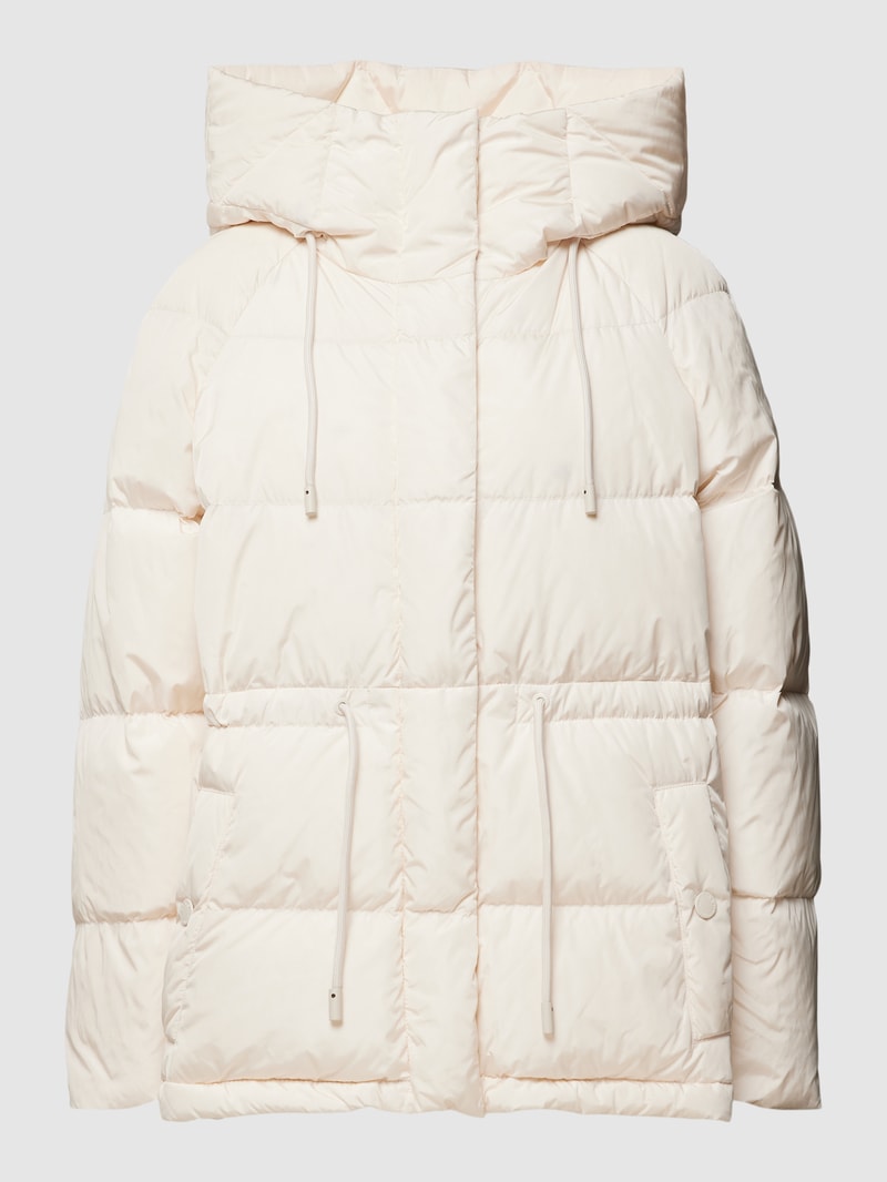 Dauneenjacke mit Label-Details Modell 'YSER' in offwhite