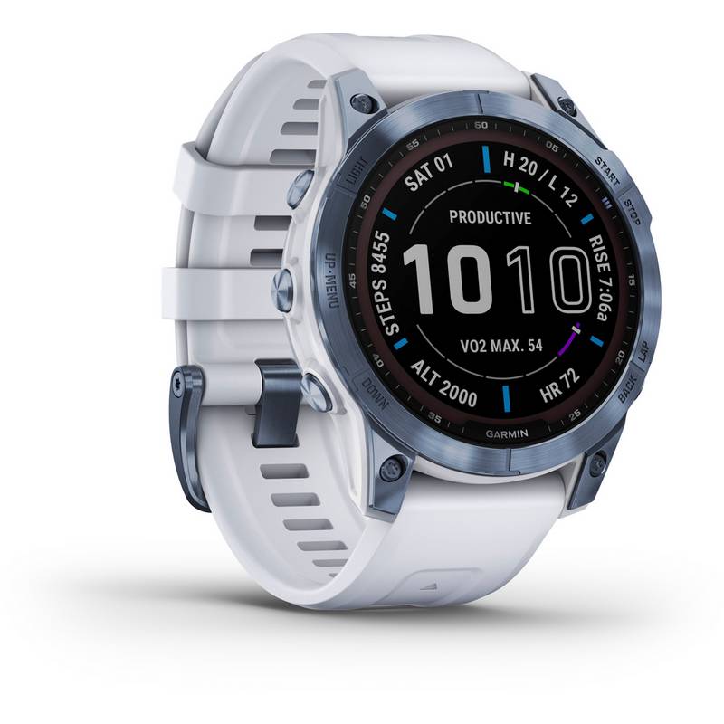 Garmin fenix 7 Sapphire Solar Titan Sportuhr