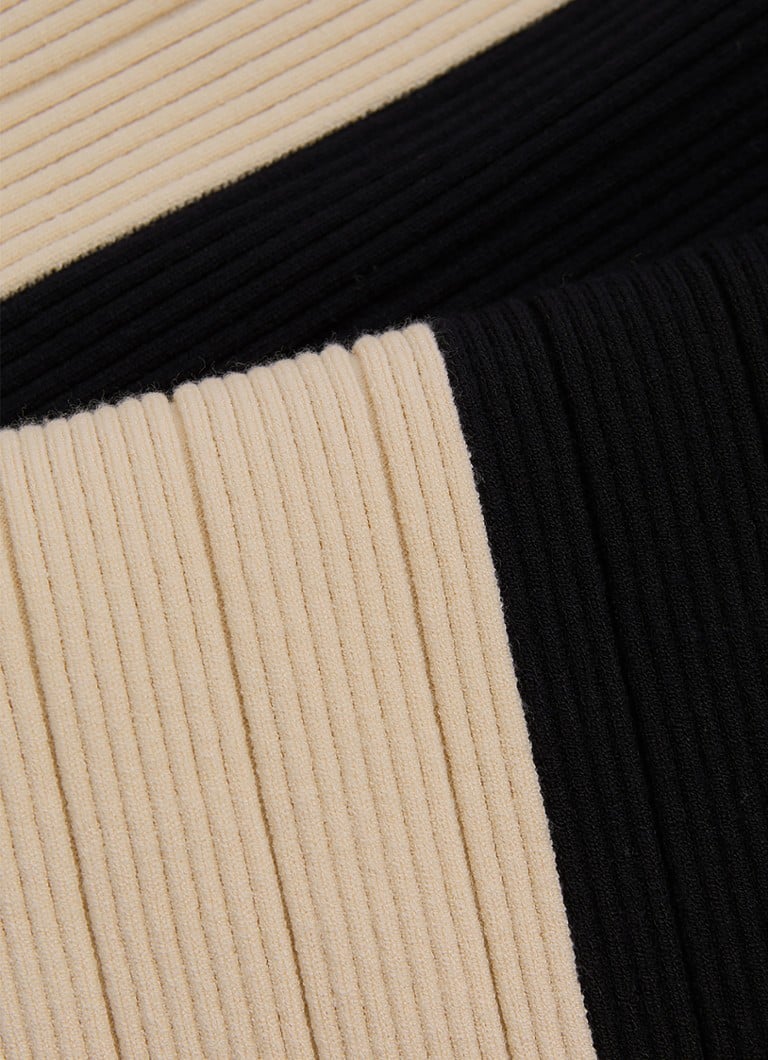 Jupe crayon midi en maille fine Reiss Jess avec ourlet asymétrique