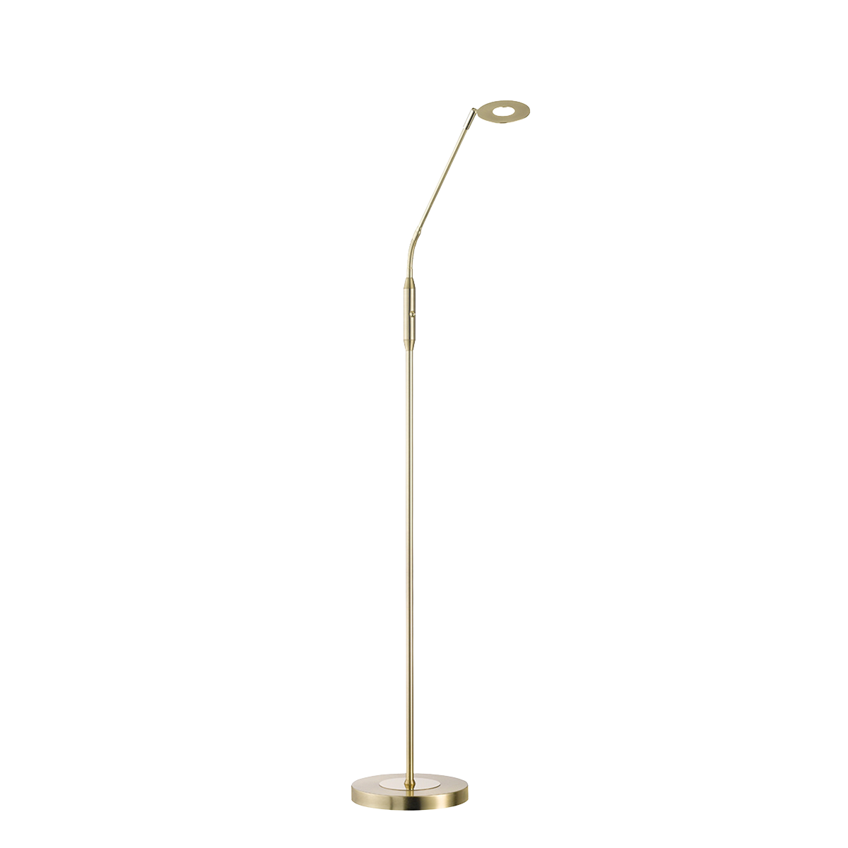 Fischer & Honsel 1-flg LED Stehleuchte Dent-TW Messingfarben