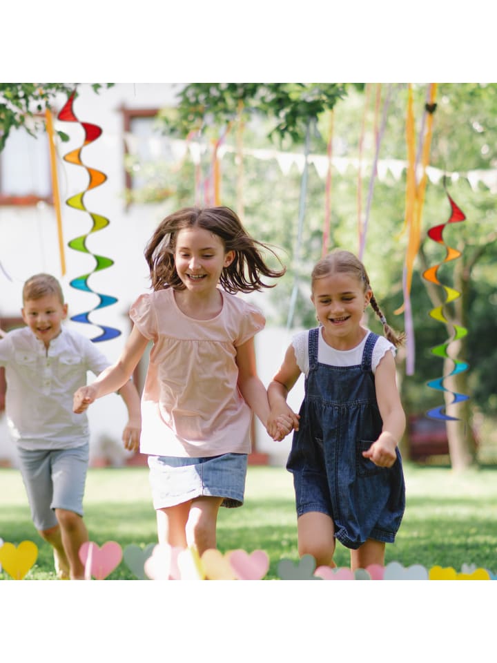 relaxdays 2 x Windspiel in Bunt - (H)130 x Ø 20 cm günstig kaufen onesize