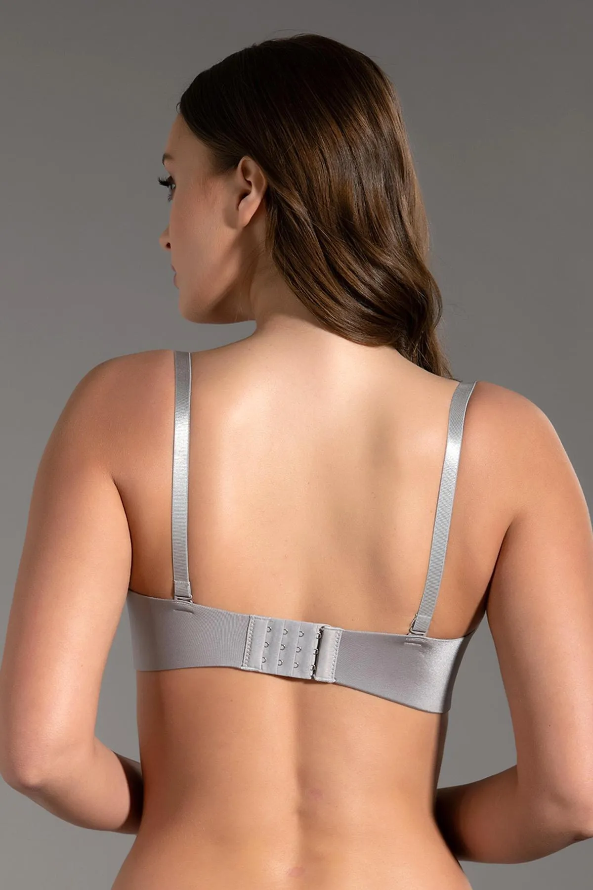 C&City  Unterstützte Laser Soft Cap Strapless C16055 Grau