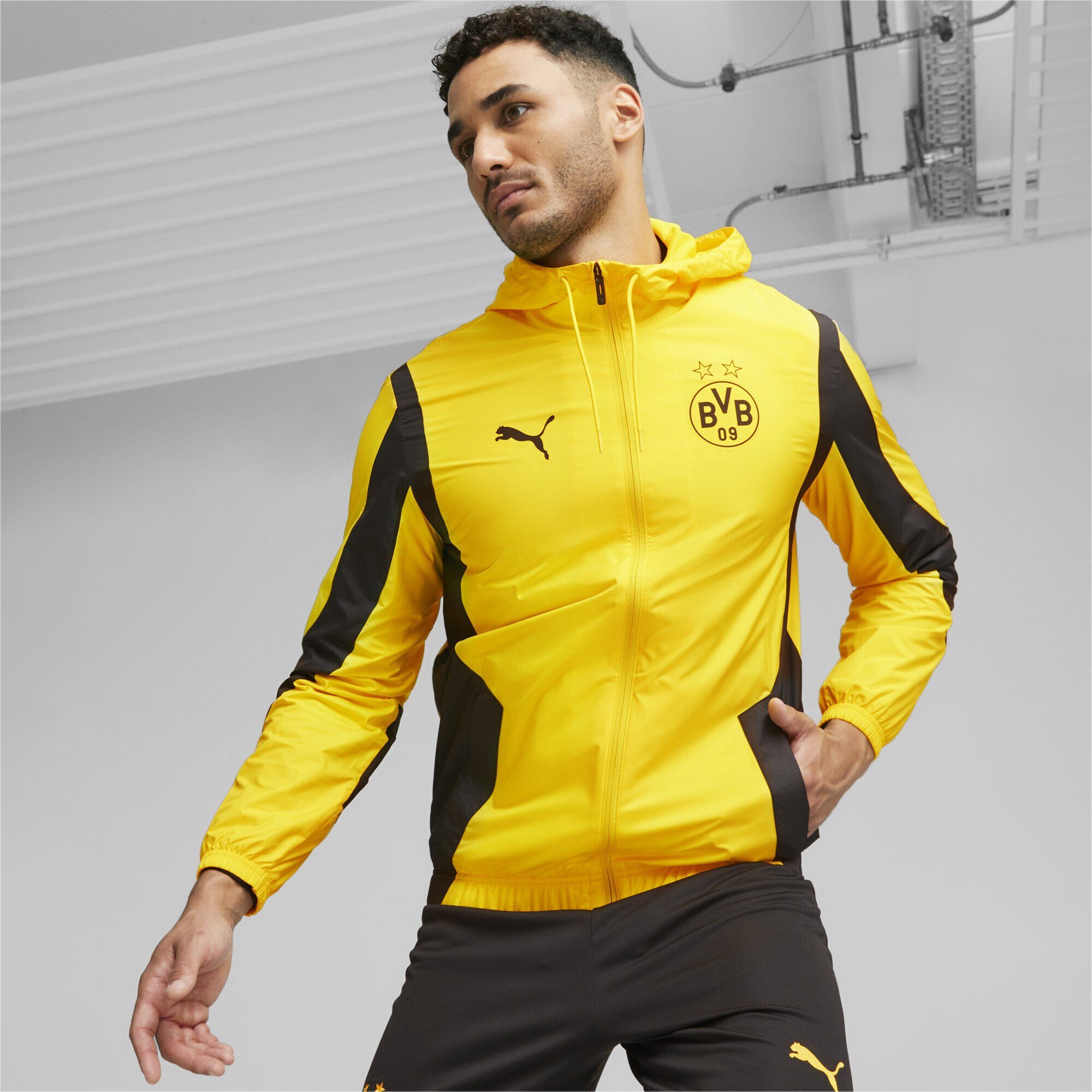 PUMA Trainingsjacke Borussia Dortmund Prematch Fußballjacke Herren