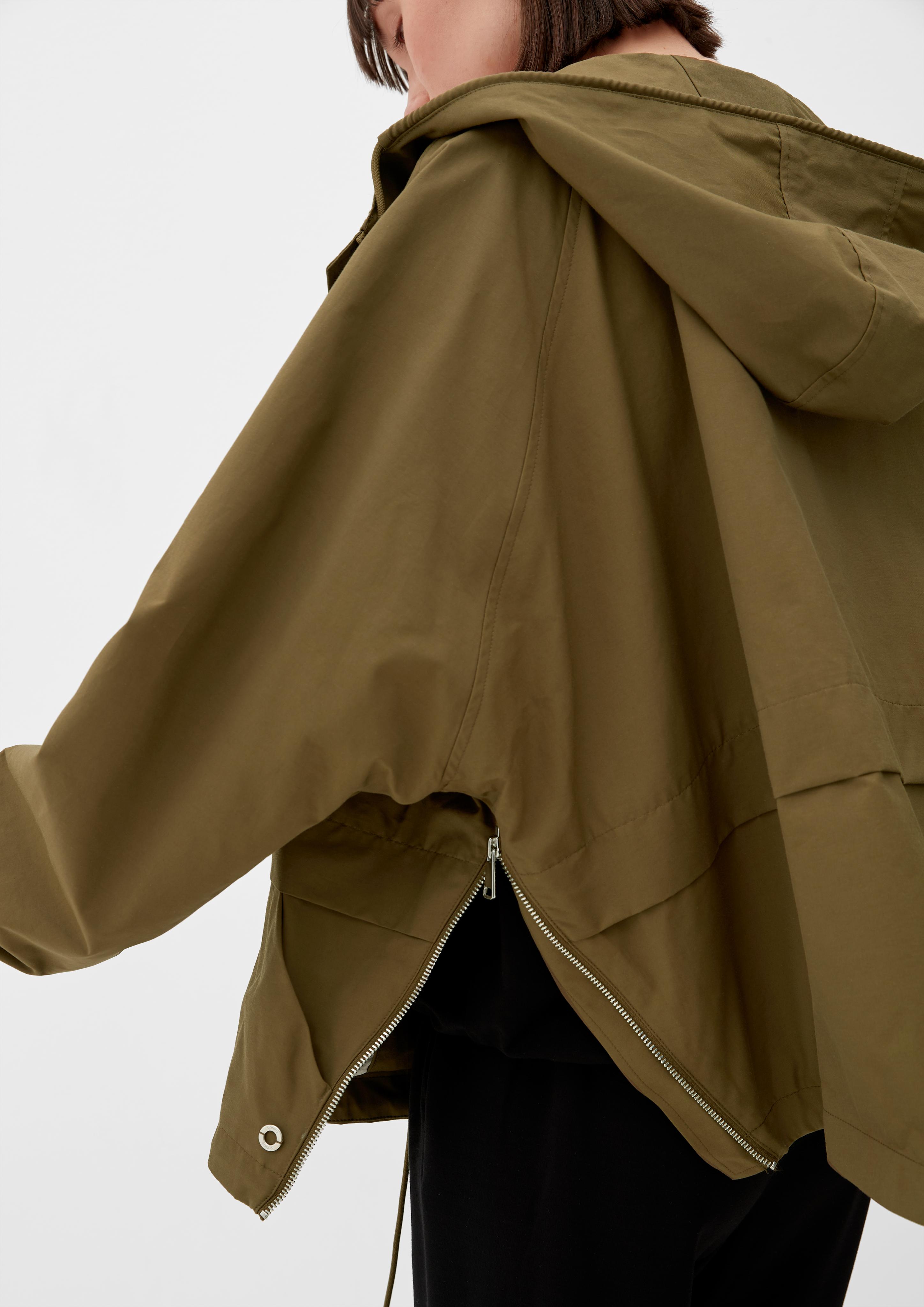 Kapuzenjacke aus Baumwollmix  2129005-7723