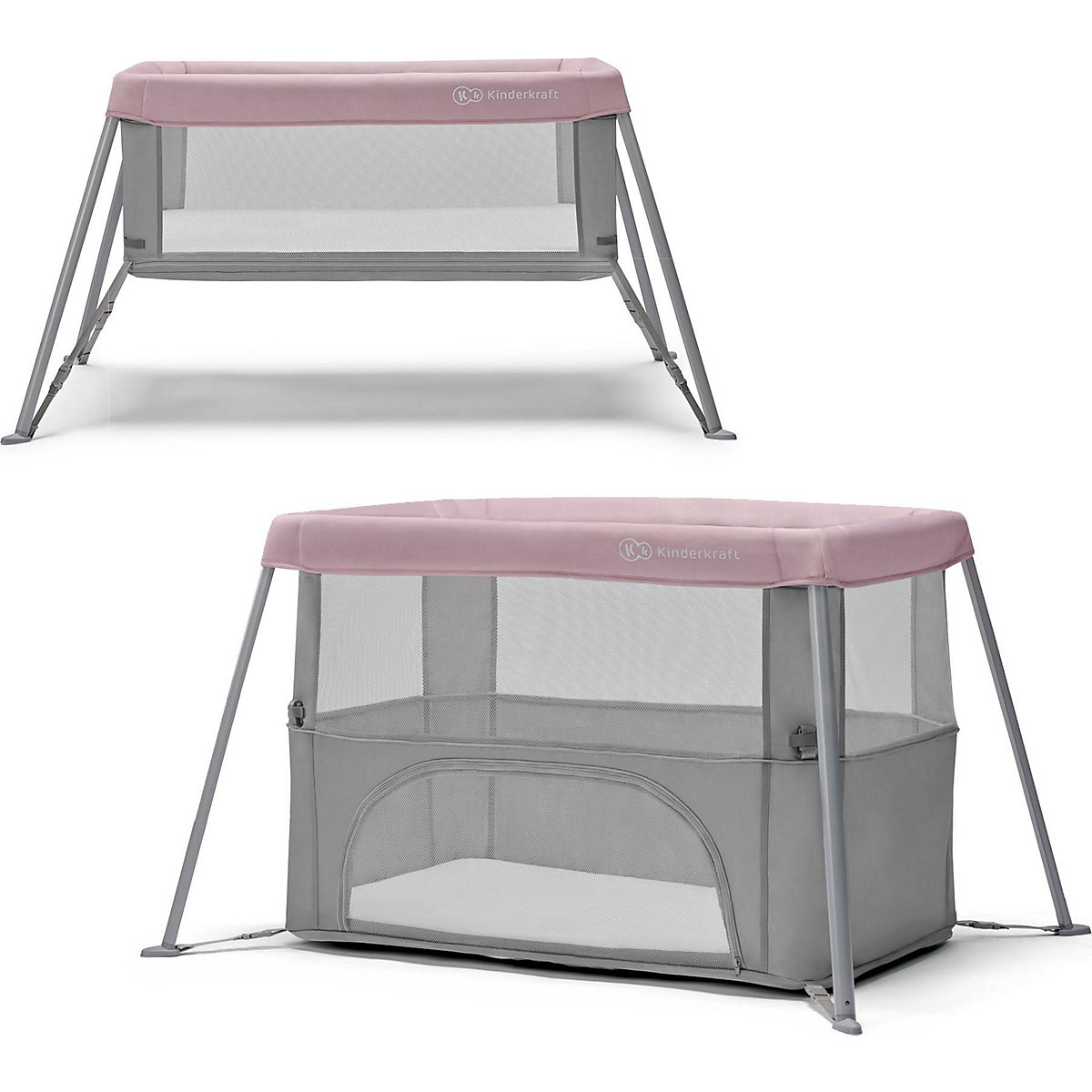 Kinderbett 2 in 1 MOVI, rosa
