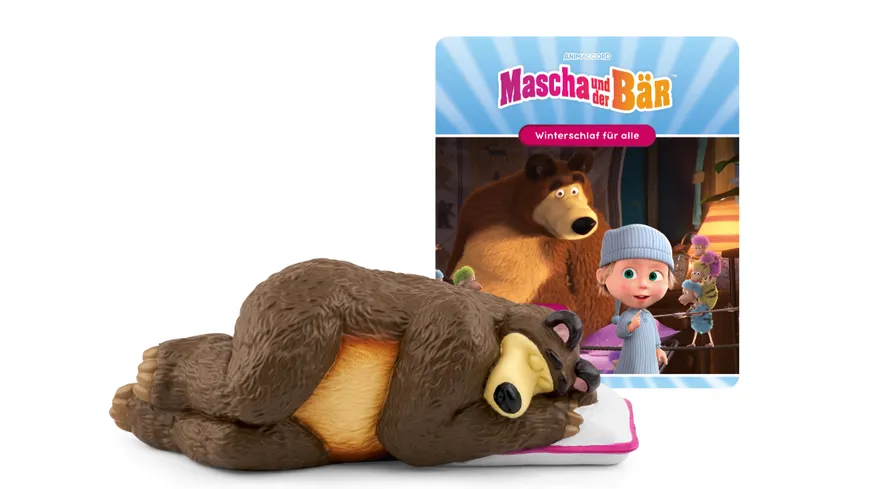 tonies - Hörfigur für die Toniebox: Mascha und der Bär: Winterschlaf für alle + 5 weitere quirlige und lustige Geschichten