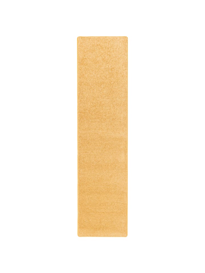 Snapstyle Hochflor Velours Teppich Läufer Mona in Curry Gelb günstig kaufen