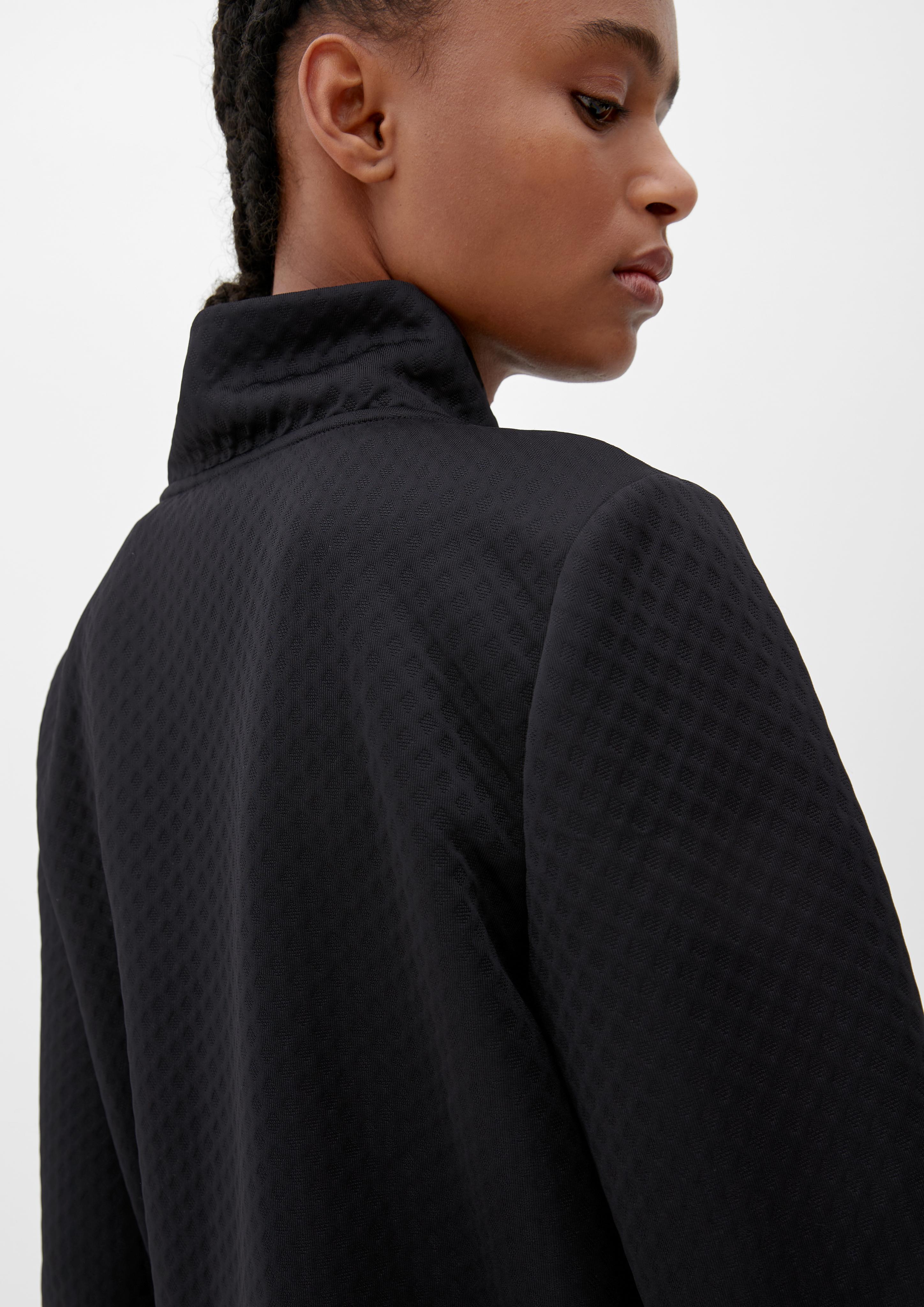 Jacquard-Jacke mit Stehkragen  2126091-9999