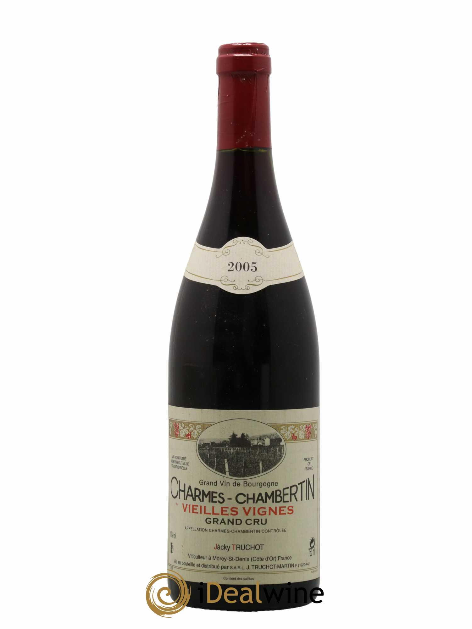 Charmes-Chambertin Grand Cru Vieilles Vignes Jacky Truchot  2005 - Lot de 1 Bouteille