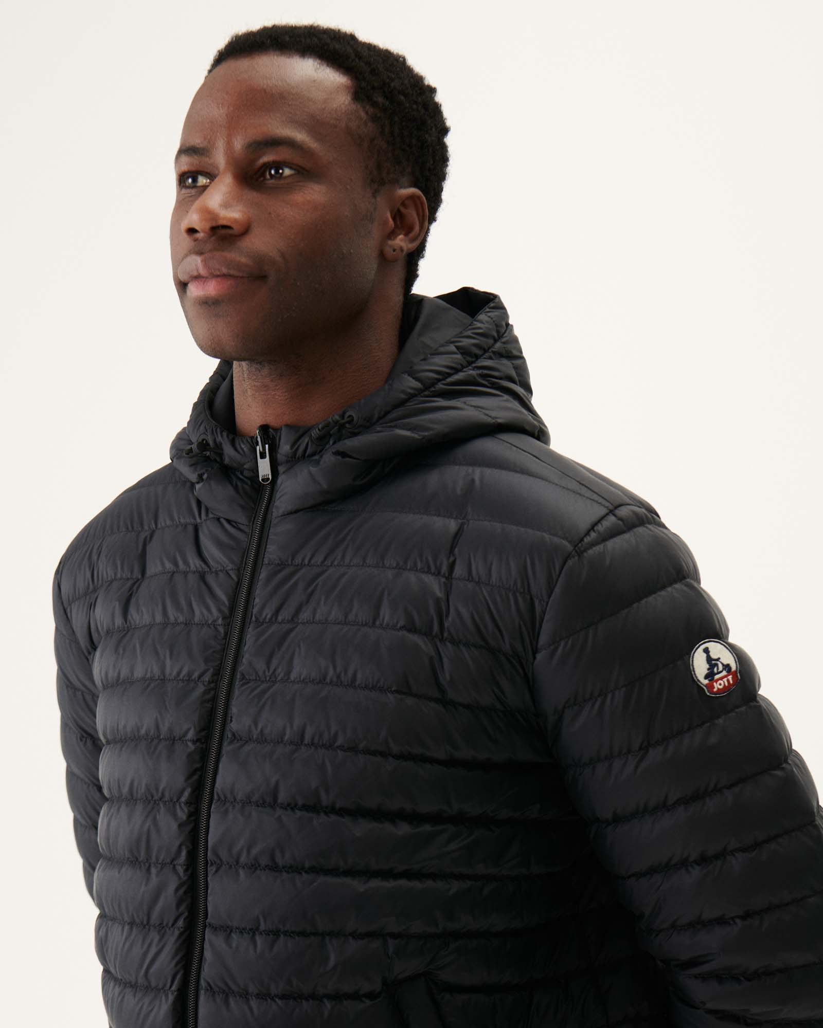 Doudoune longue réversible à capuche Noir Amsterdam