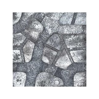 Winter Cobblestone City 4x4 Gaming Mat 2.0