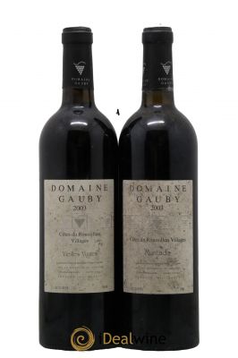 Côtes du Roussillon Villages La Muntada Gauby (Domaine)  2003 - Lot de 2 Bouteilles