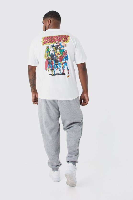 Oversize T-Shirt mit lizenziertem Avengers-Print