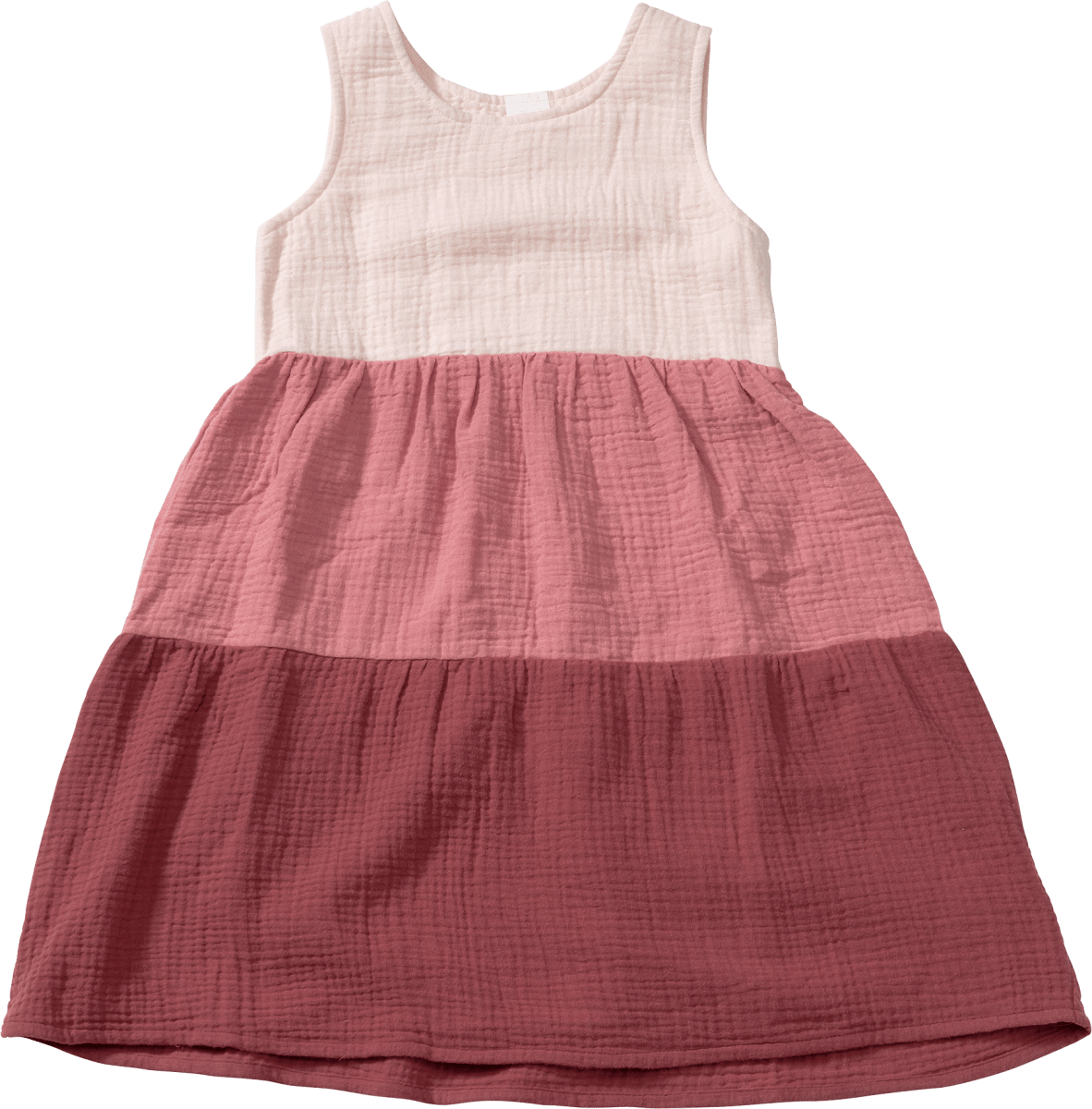 Kleid aus Musselin, rosa, Gr.116, 1 St