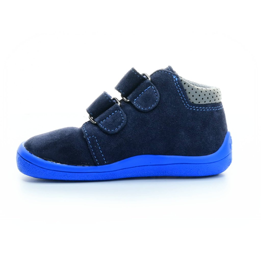 Beda Daniel mit Membran (BF 0001/W/M/2) dunkelblaue Barfuß-Stiefeletten