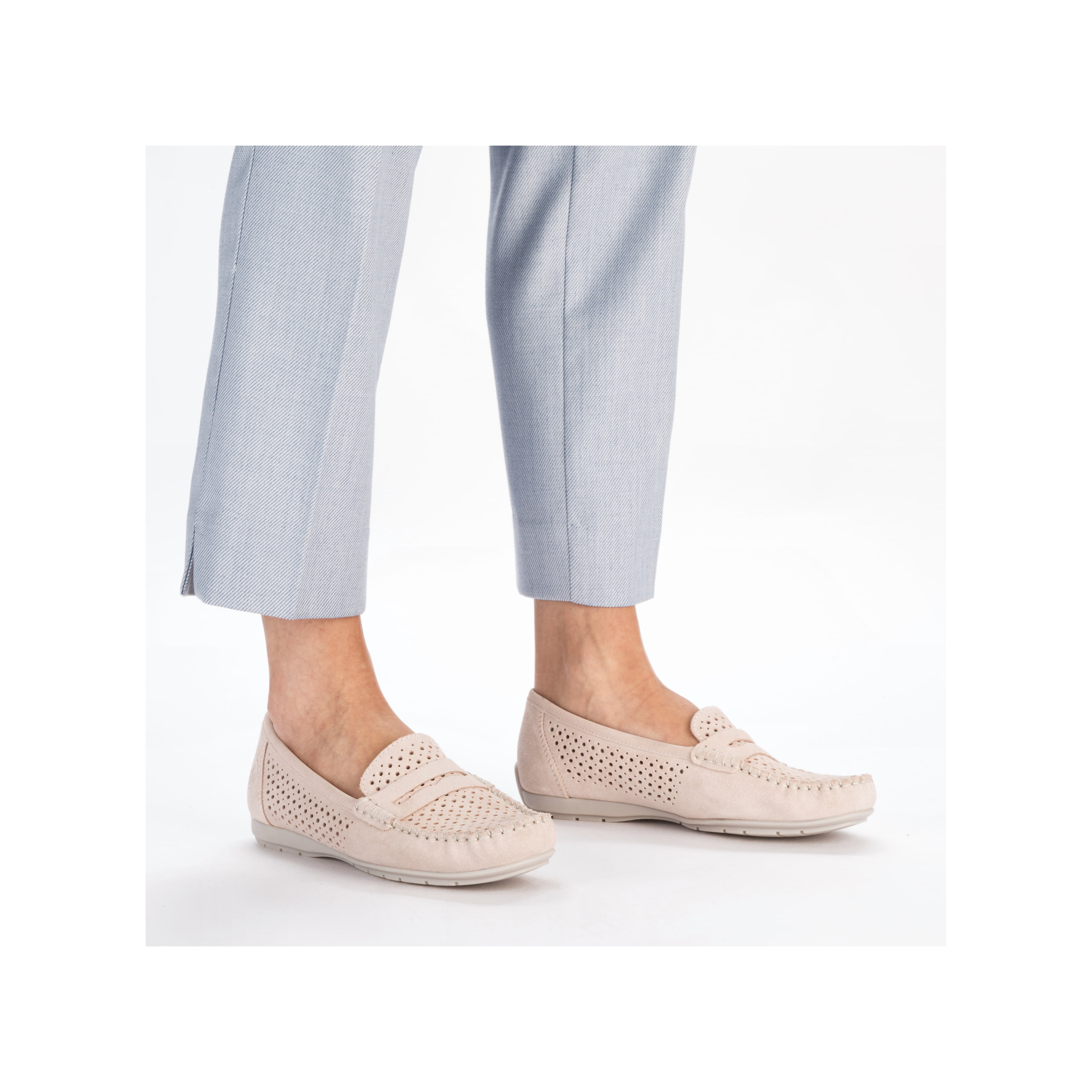 Rieker Damen Loafer zartrosa
