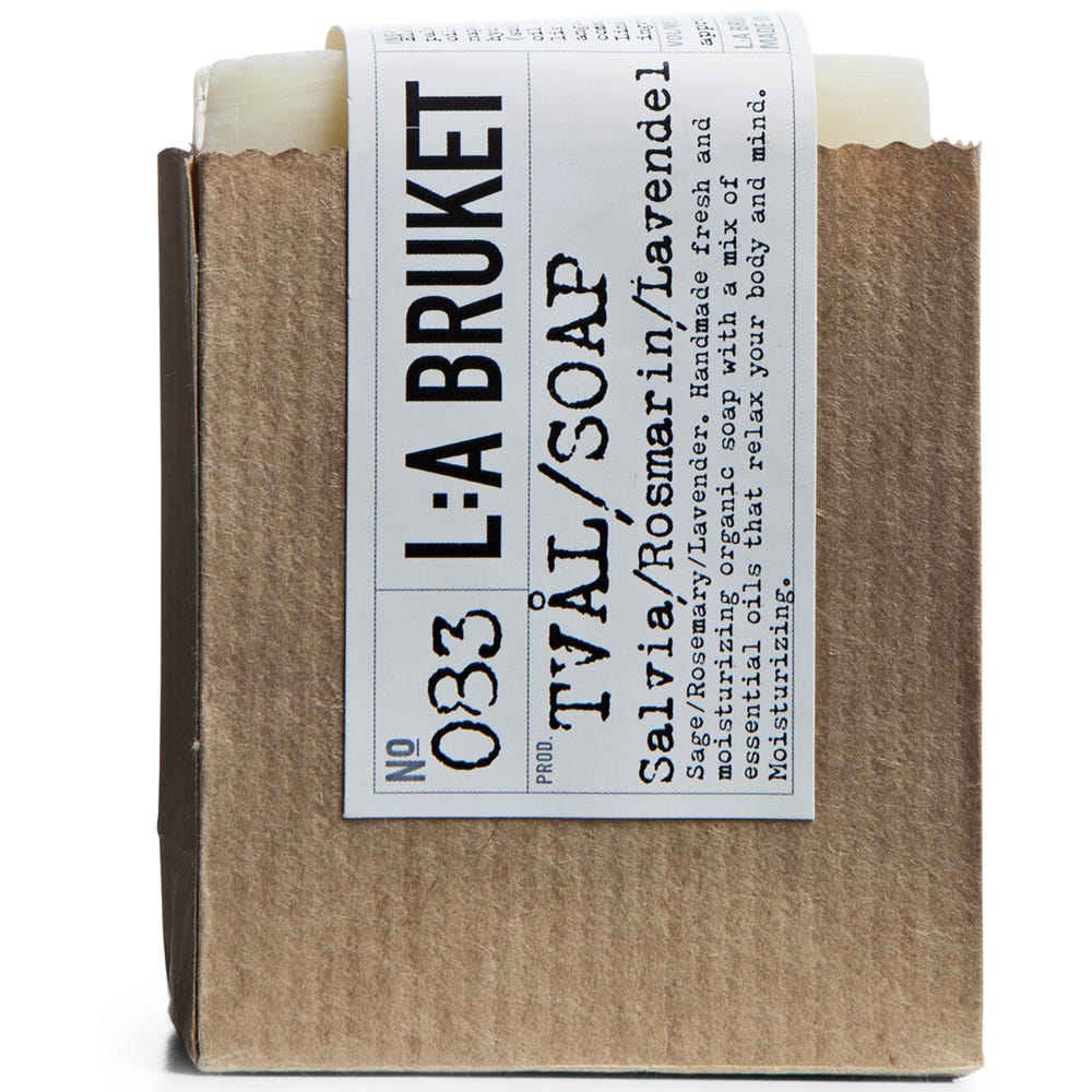 L:A BRUKET No. 83 Rope Soap Salbei/Rosmarin/Lavendel 240 g