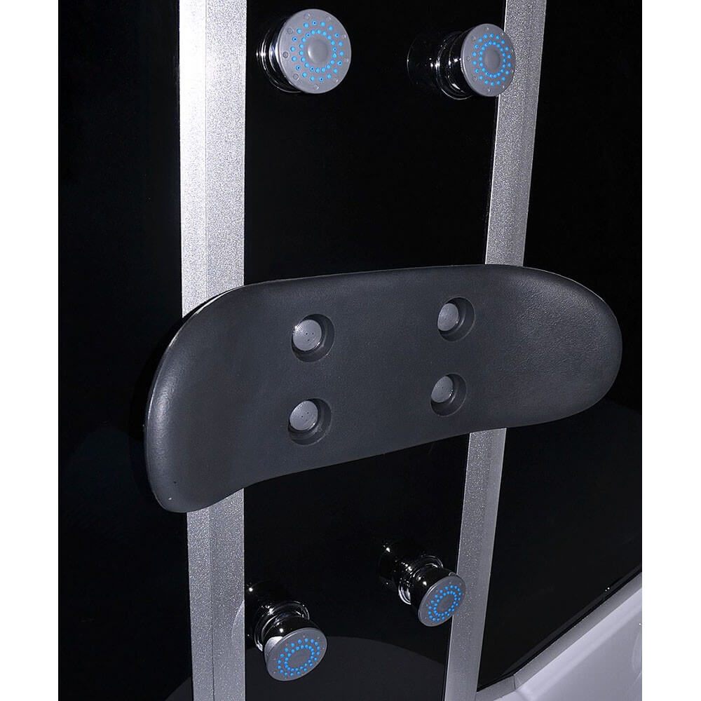 Home Deluxe ALLIN 2in1 schwarz 170x90cm - links