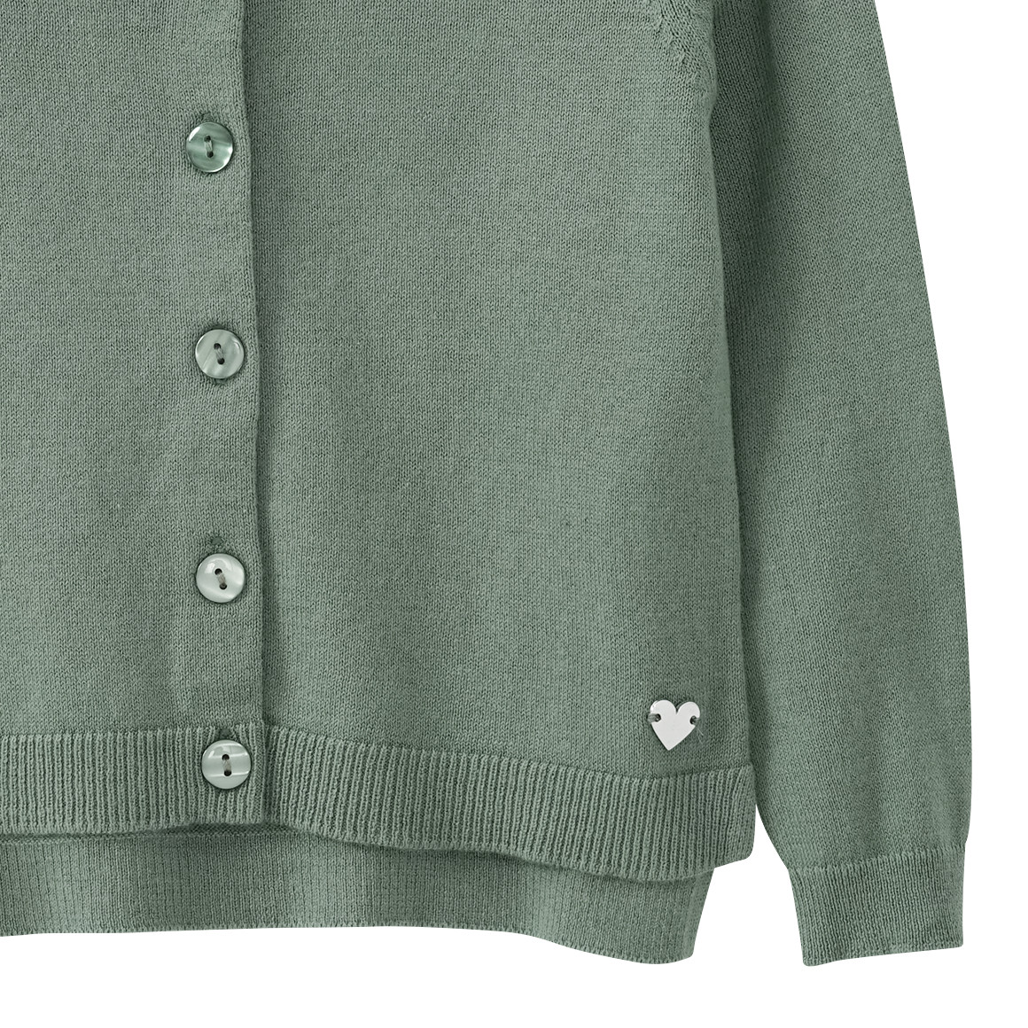 Mädchen Feinstrickjacke im Basic-Look